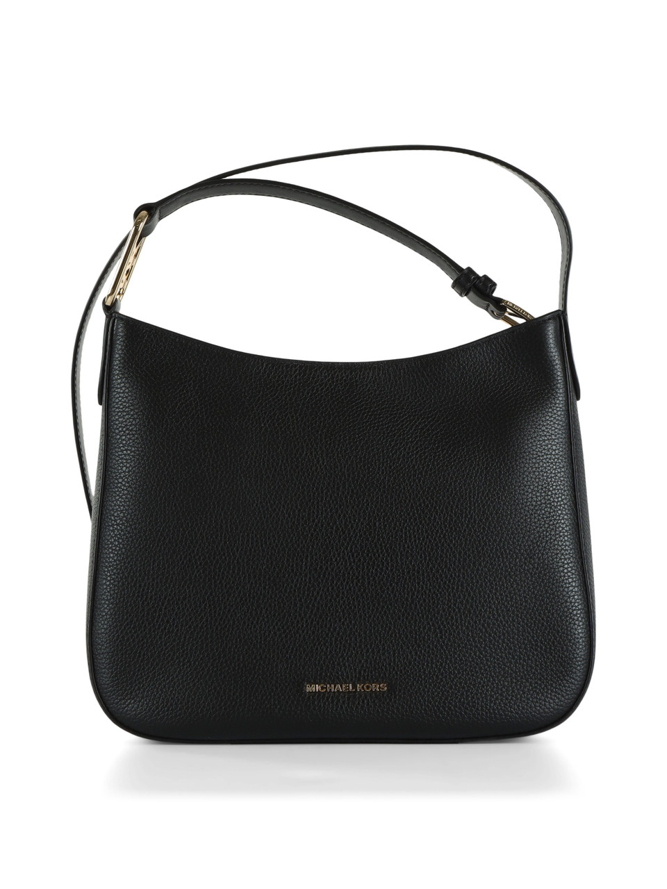 NERO | Borsa a tracolla in pelle martellata KENSINGTON Large