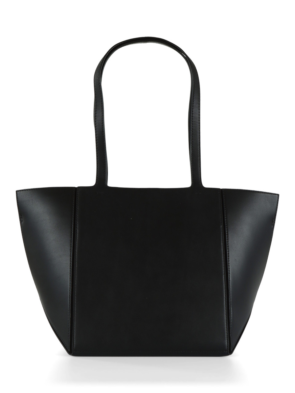 SCHWARZ | JORDI Medium Schultertasche aus Leder