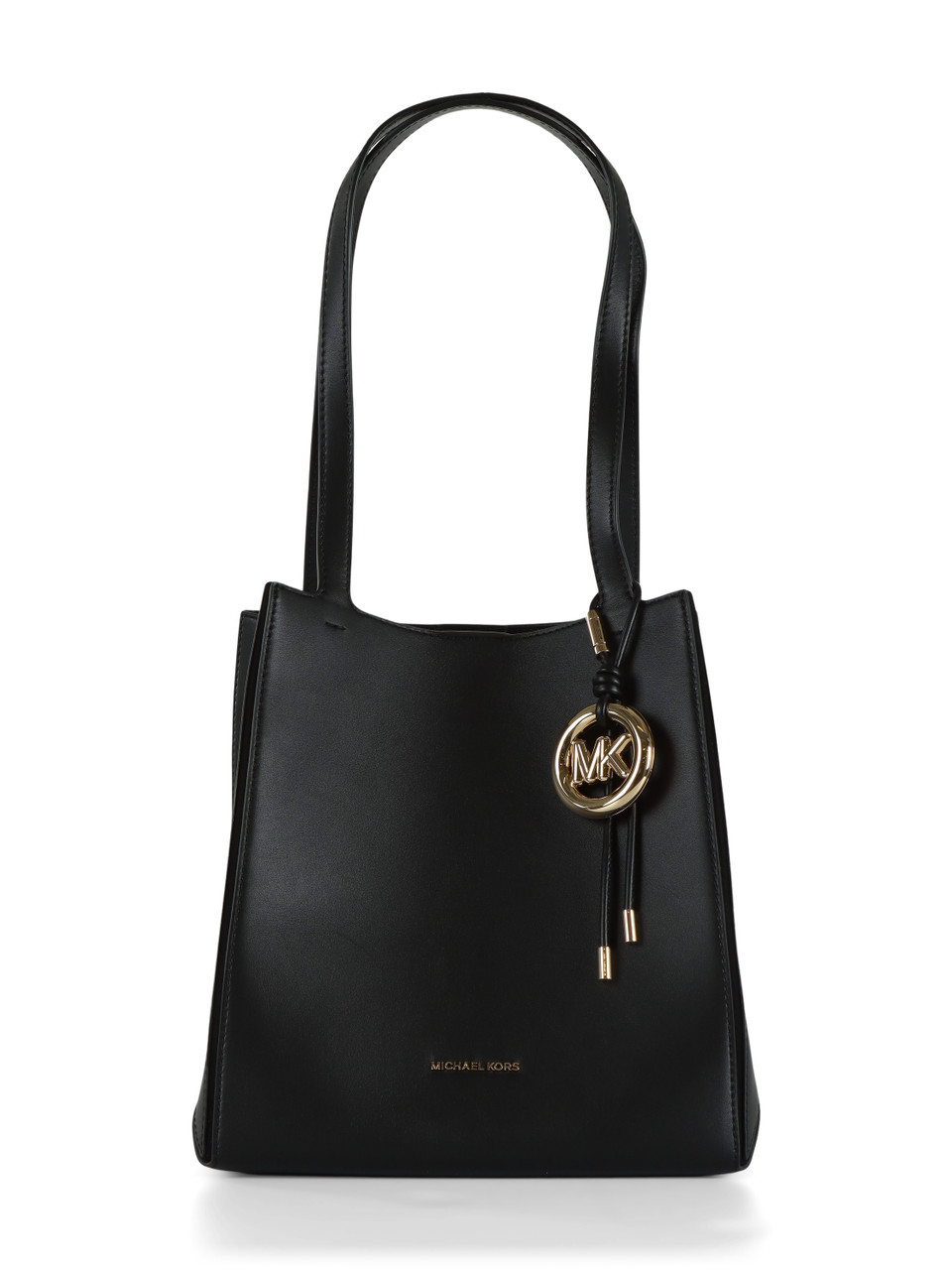 SCHWARZ | JORDI Medium Schultertasche aus Leder