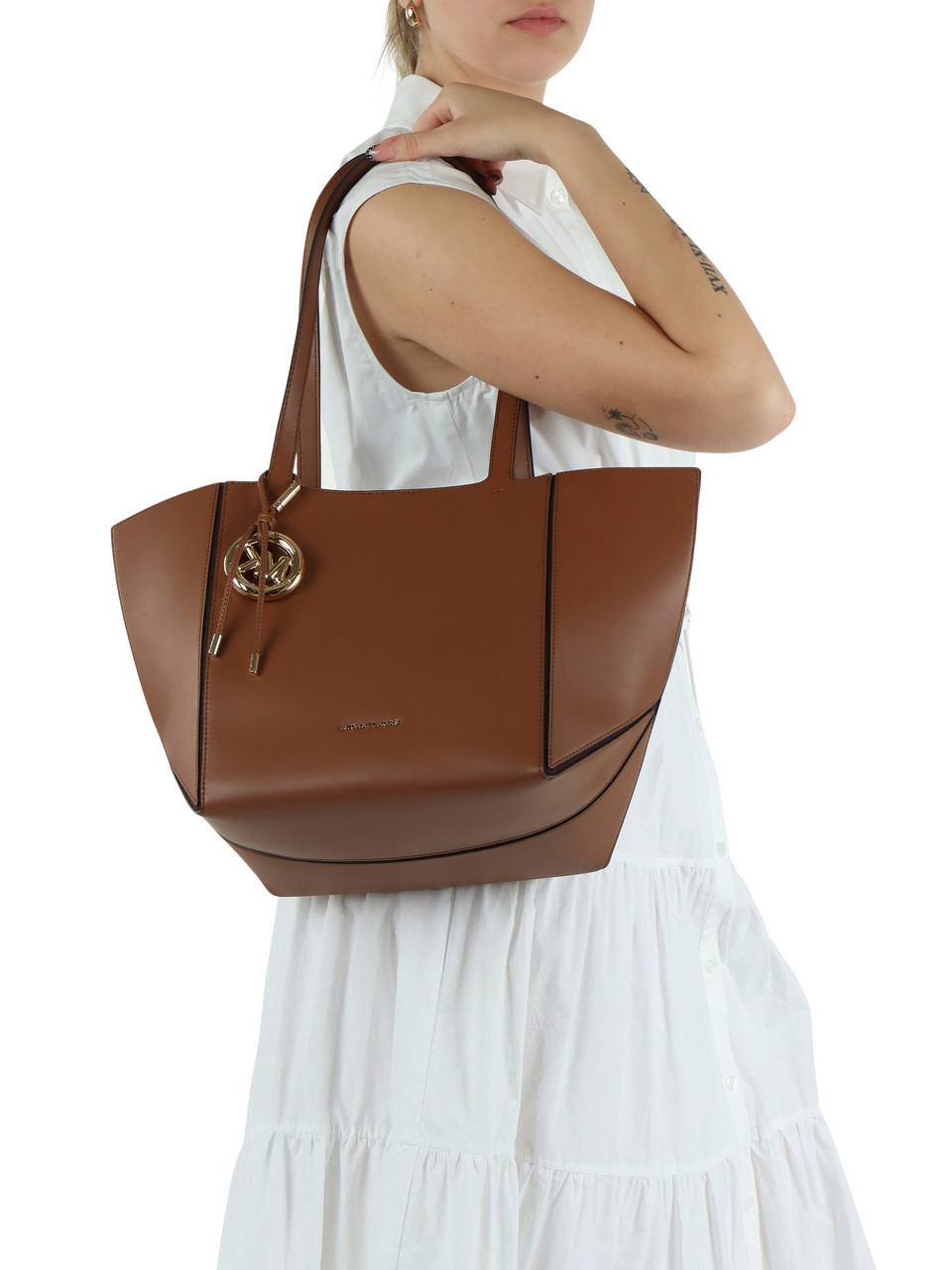 Leder | JORDI Medium Schultertasche aus Leder