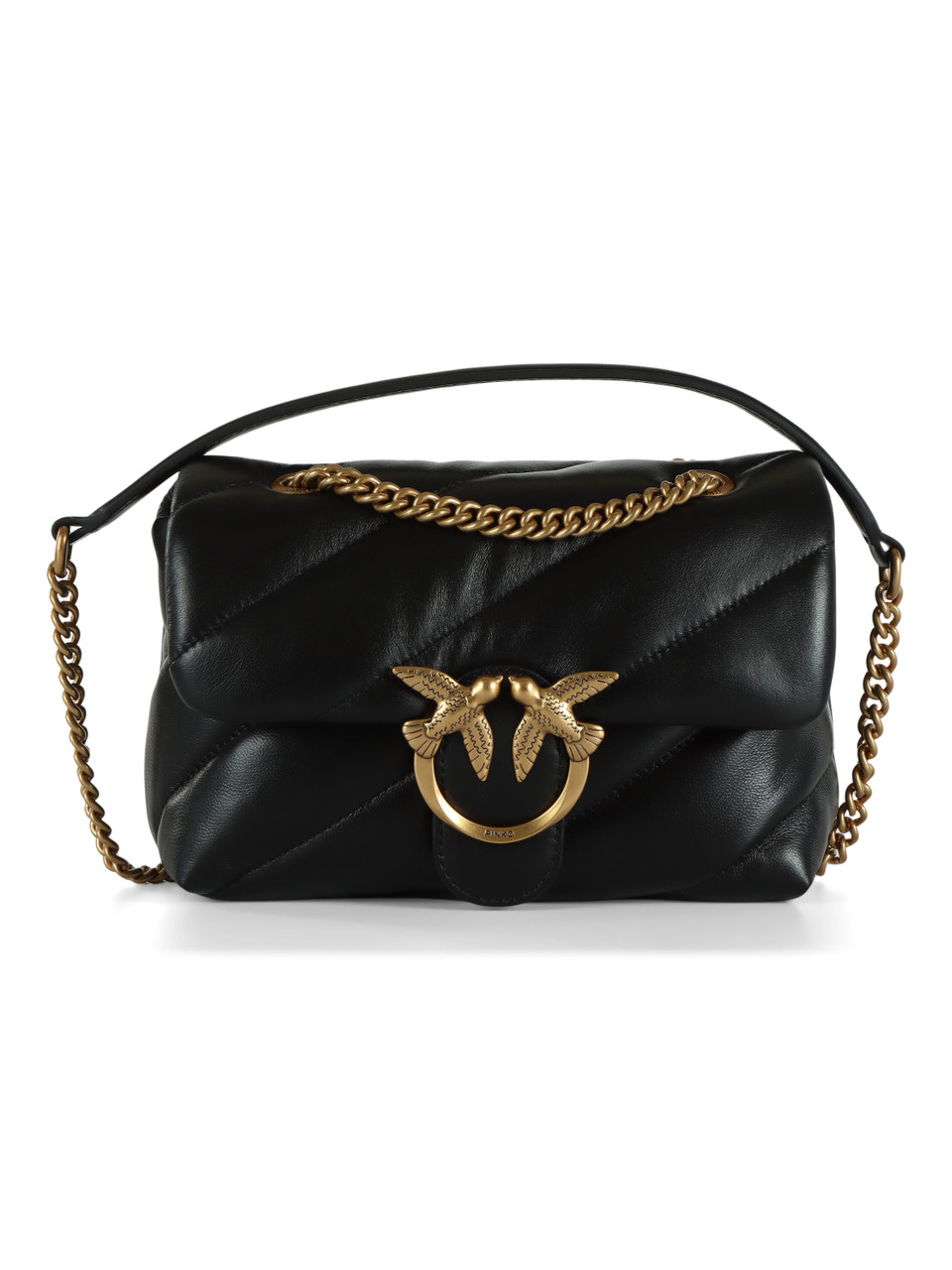 NERO | Borsa a tracolla in pelle trapuntata LOVE MINI PUFF CL.