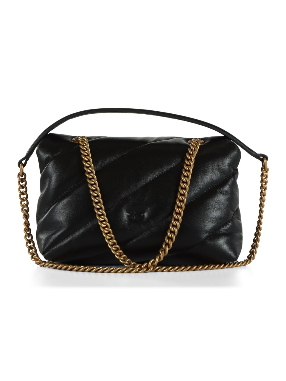 NERO | Borsa a tracolla in pelle trapuntata LOVE MINI PUFF CL.