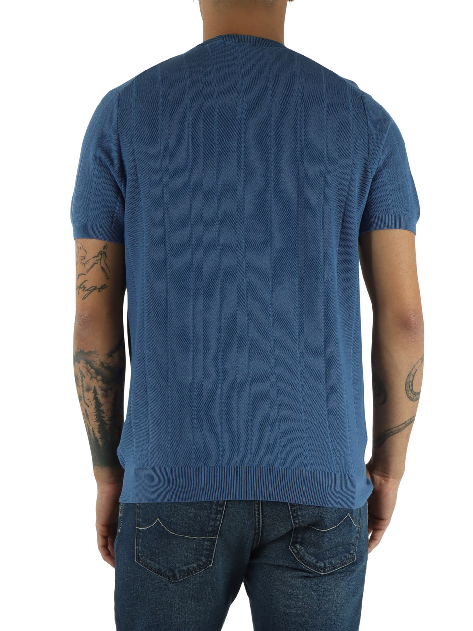 BLU CHIARO | Maglia girocollo a manica corta Fresh Cotton