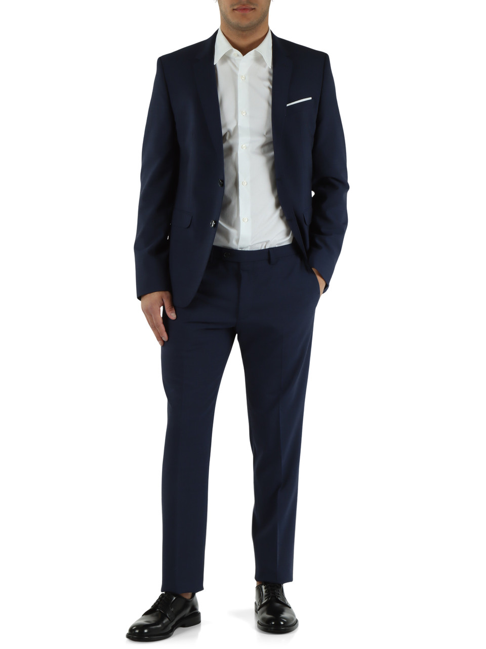BLU | MOVE: Pantalone extra slim in misto lana vergine NOAH