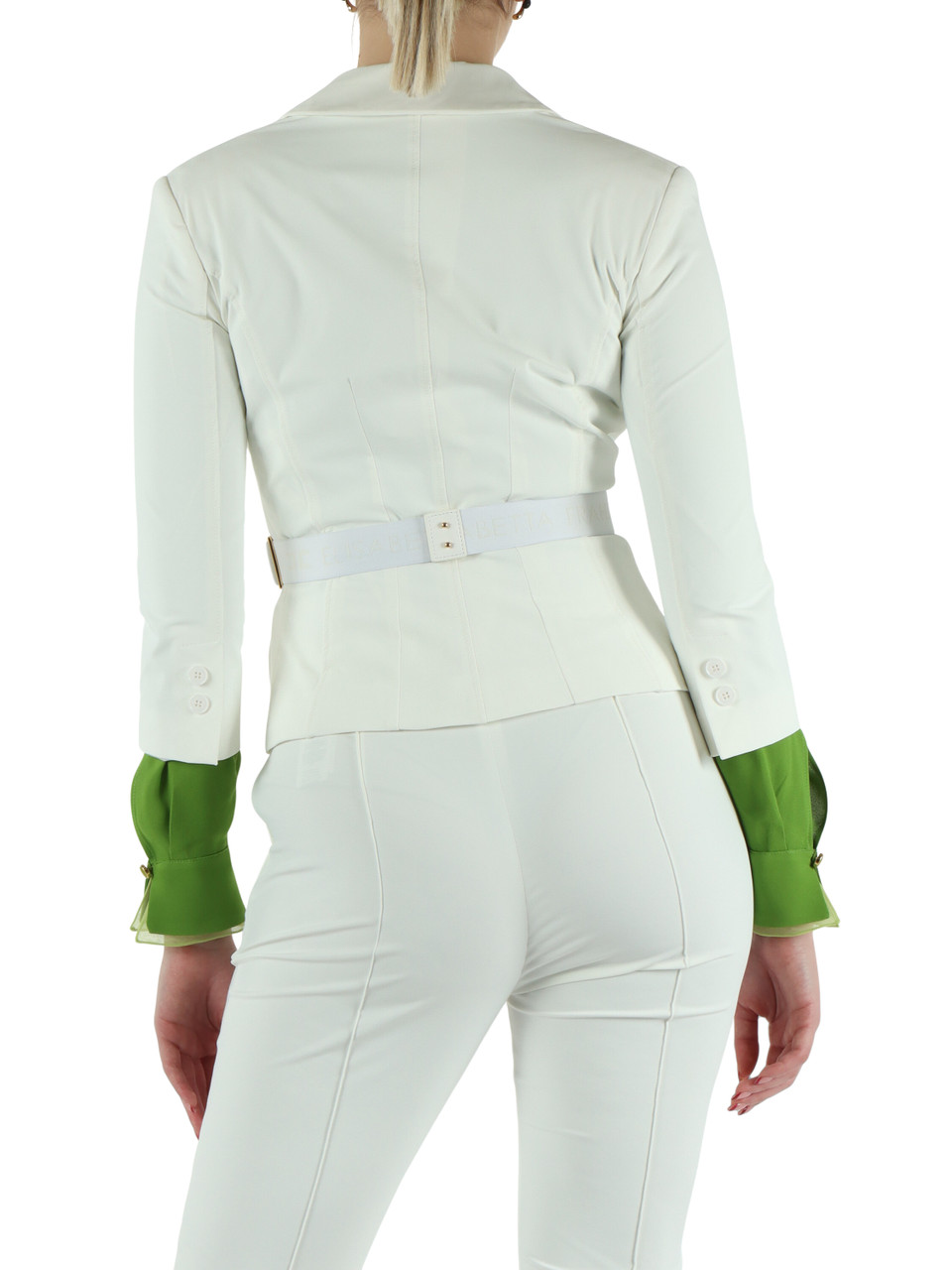 OFF WHITE | Giacca in tessuto tecnico con cintura