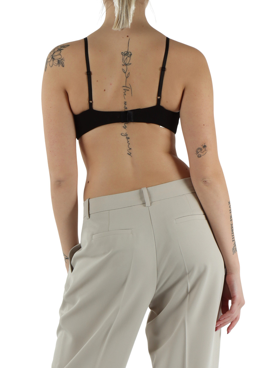 NERO | Top a fascia BARBABIETOLE in viscosa stretch