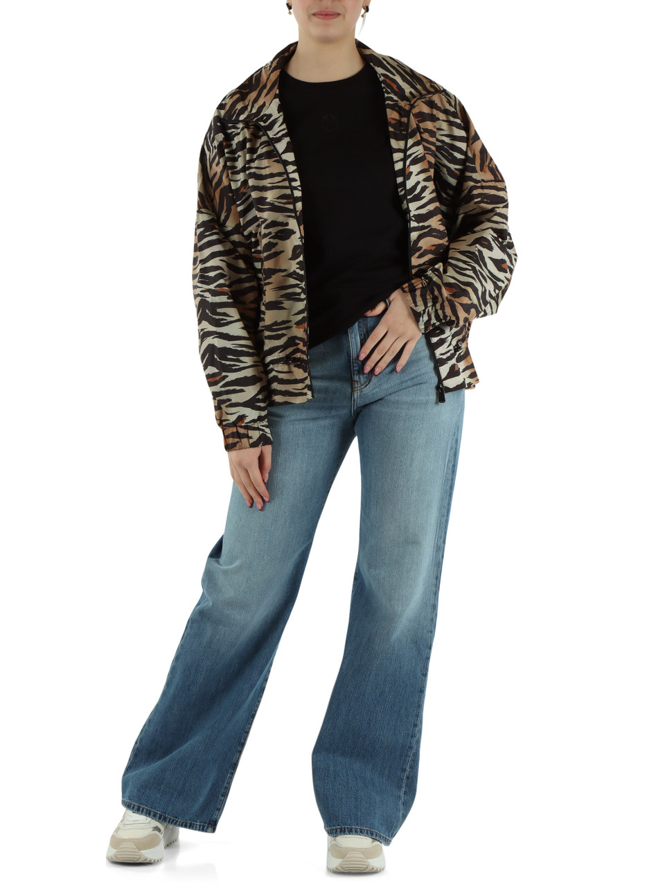 NERO | T-shirt in cotone BUSSOLOTTO con ricamo logo