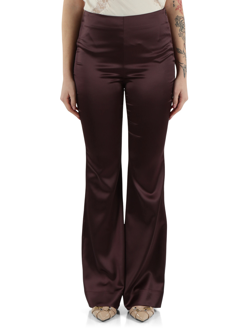 VINACCIA | Pantalone in satin PINOLO