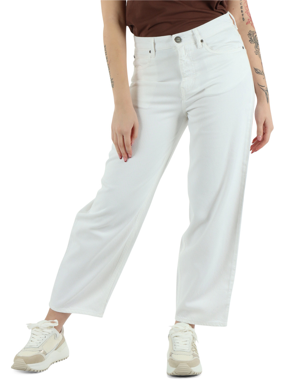 BIANCO | Pantaloni jeans leggero ESTELLE Egg