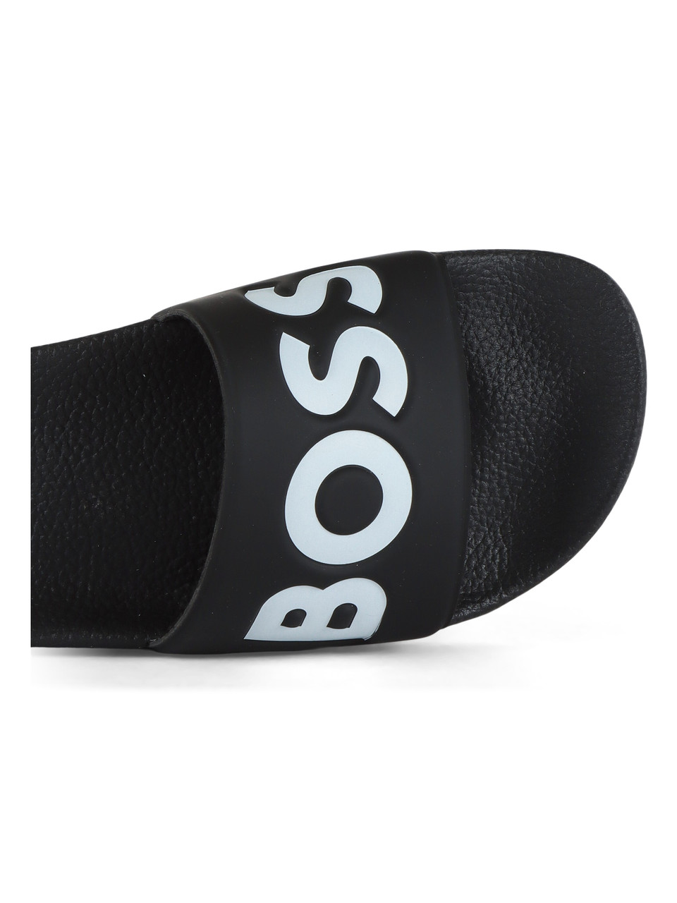 BIANCO/NERO | Ciabatte ARYEH con logo impresso