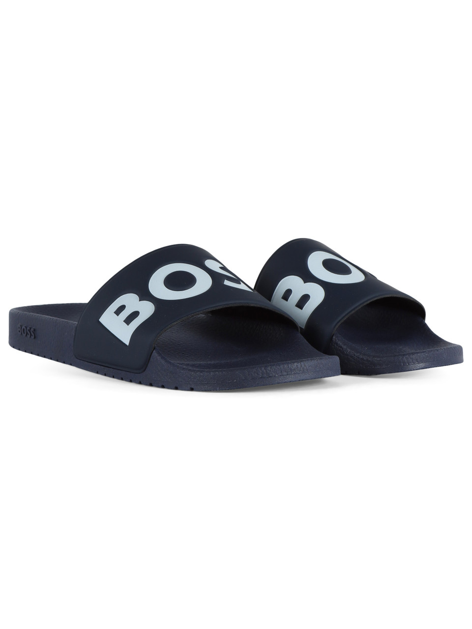 BLU SCURO | Ciabatte ARYEH con logo impresso