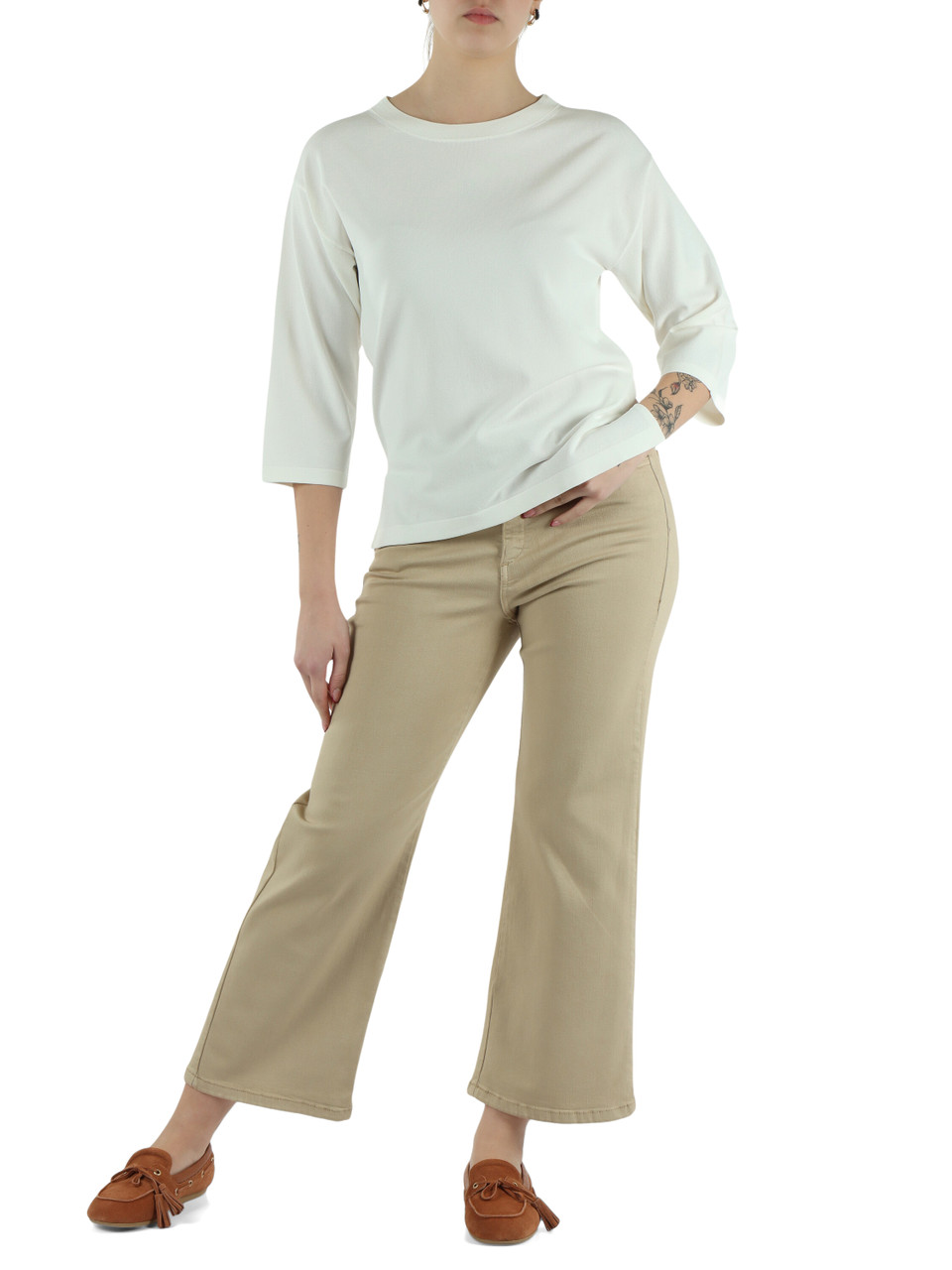 OFF WHITE | Maglia in misto viscosa GANG