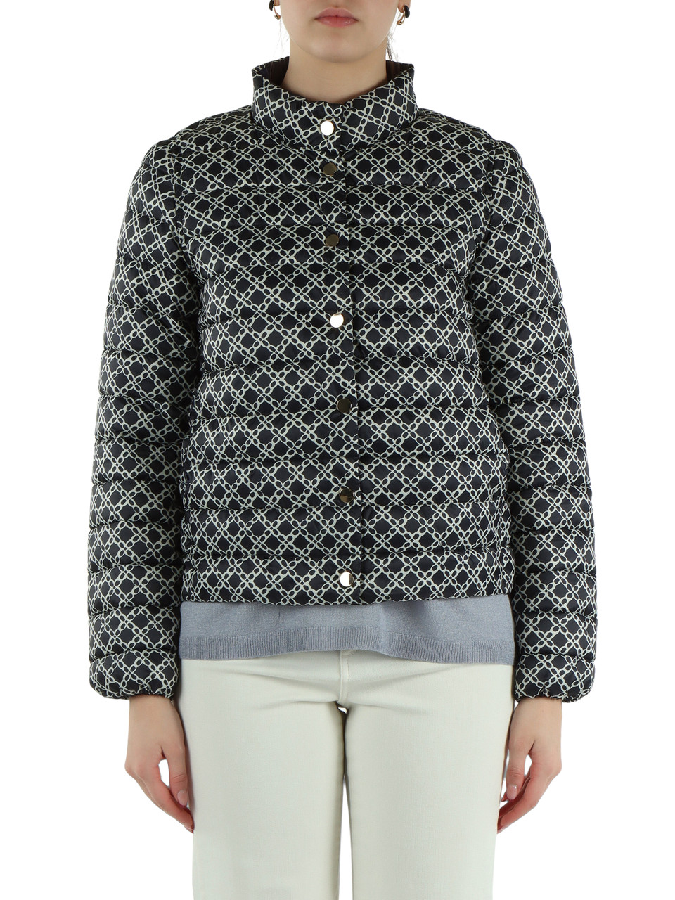 BLU SCURO | Giubbino trapuntato reversibile PATIO