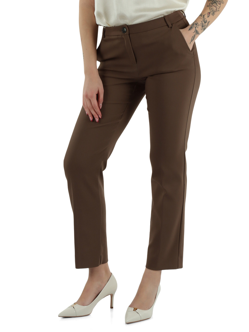 TORTORA | Pantalone in misto cotone GATTI