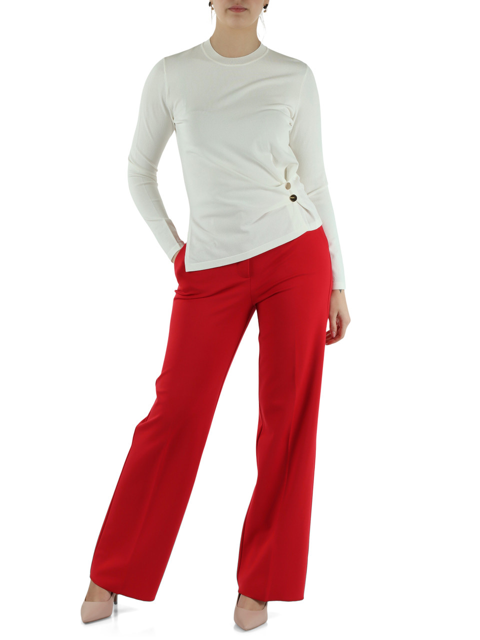 ROSSO | Pantalone punto Milano PALACE
