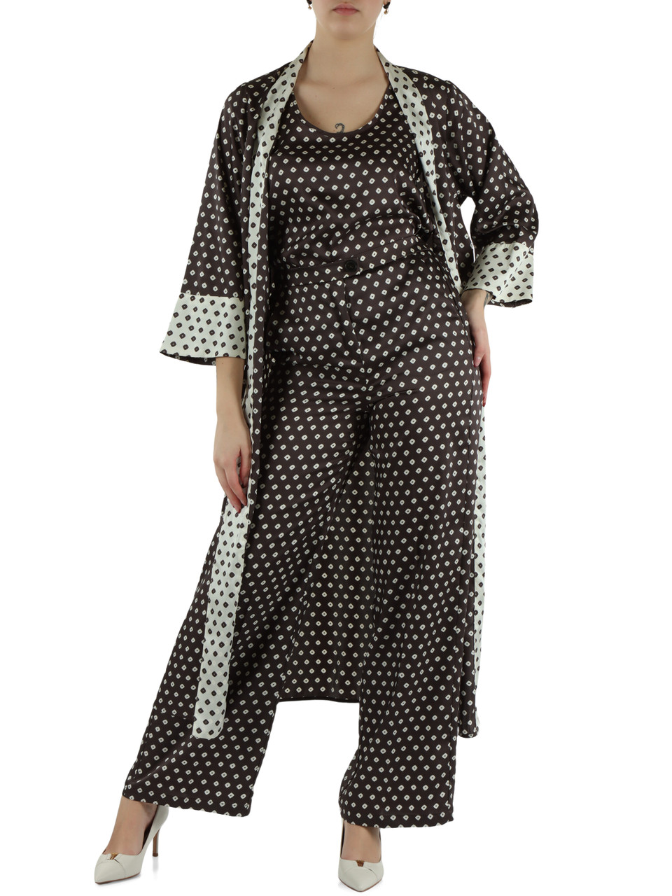 BRAUN | Bedruckter Kimono ACANTO