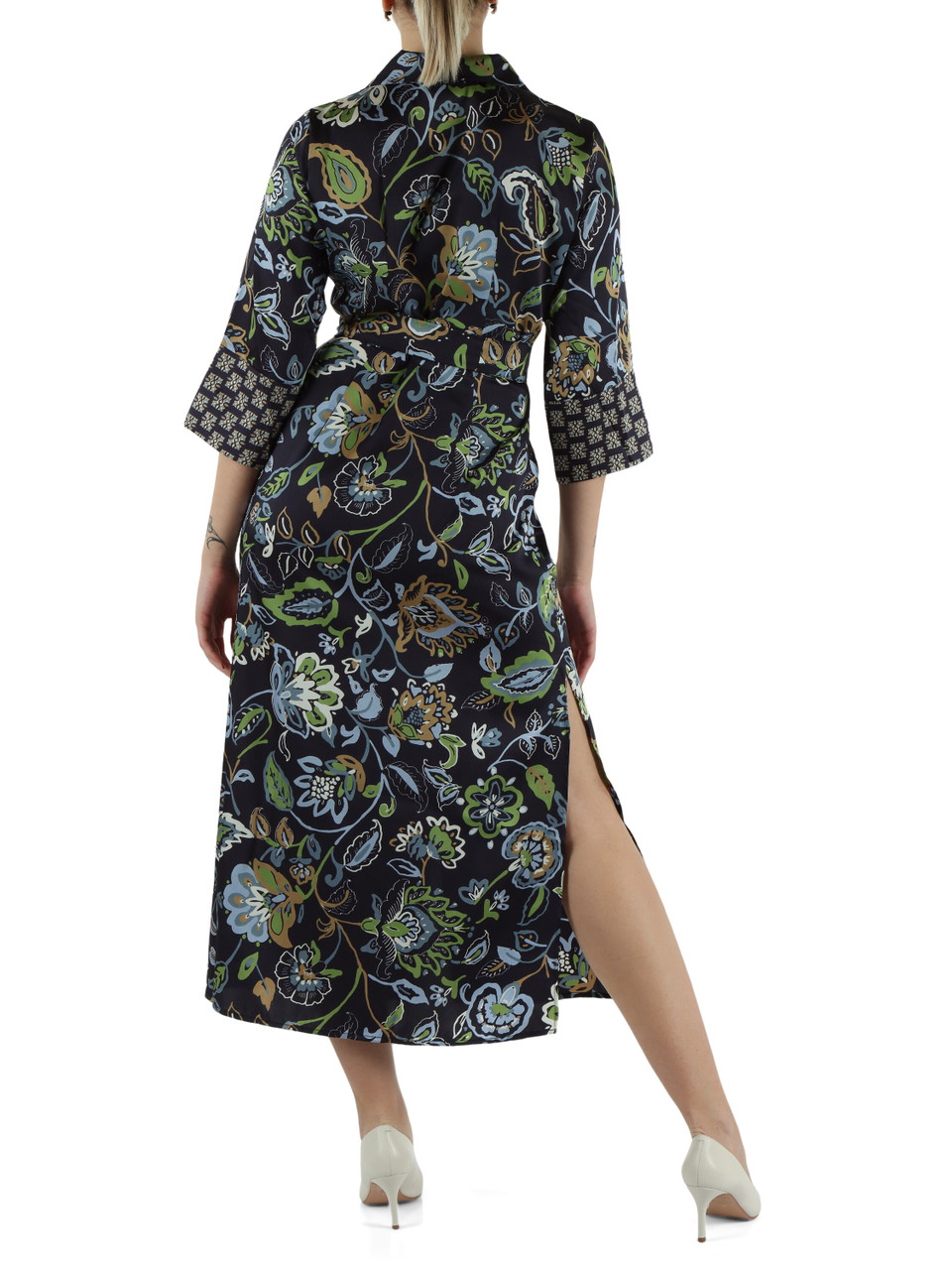 PANNA | Abito midi stampato FOLGORE