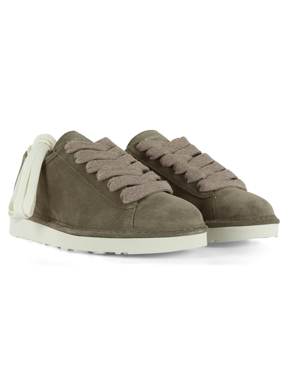 KAKI | Scarpe stringate in suede P001