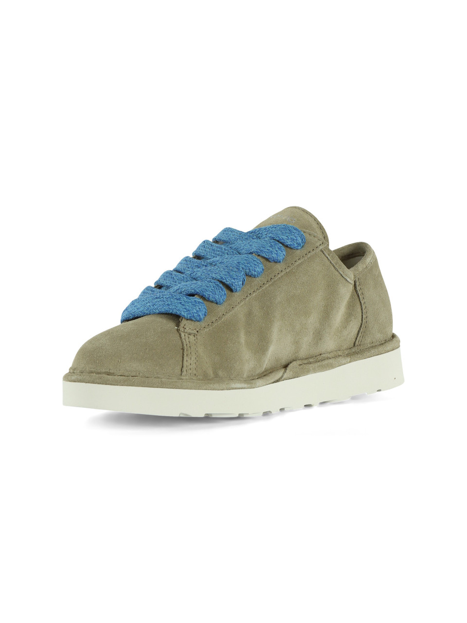 VERDE | Scarpe stringate in suede P001