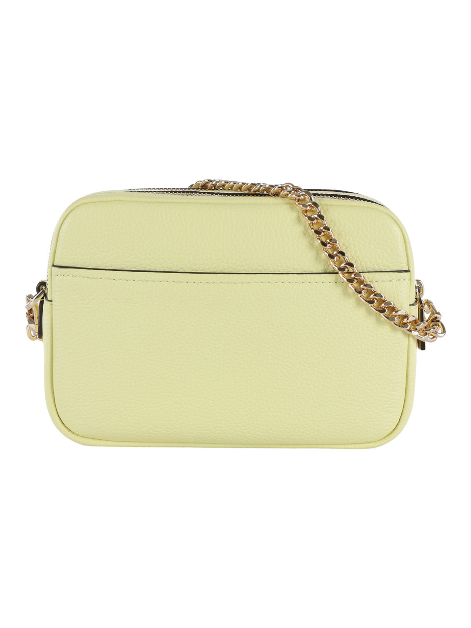 GIALLO CHIARO | Camera bag in pelle martellata BRYANT Medium