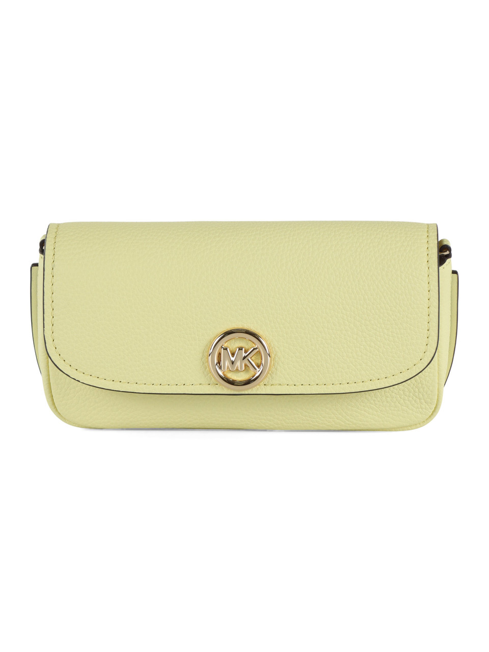 GIALLO CHIARO | Borsa a tracolla in pelle martellata NOLITA Small