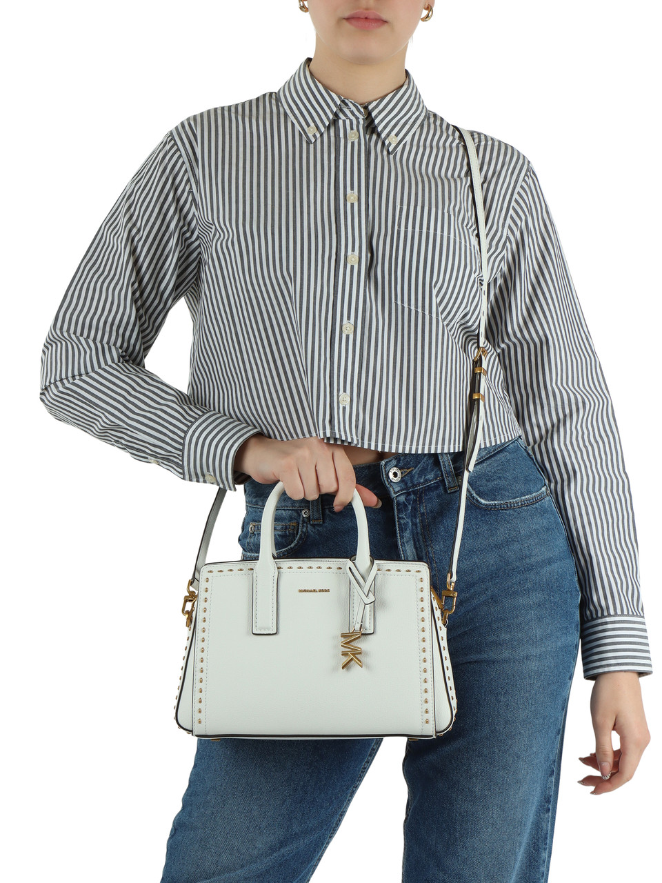 OFF WHITE | LAILA Small Handtasche aus Leder