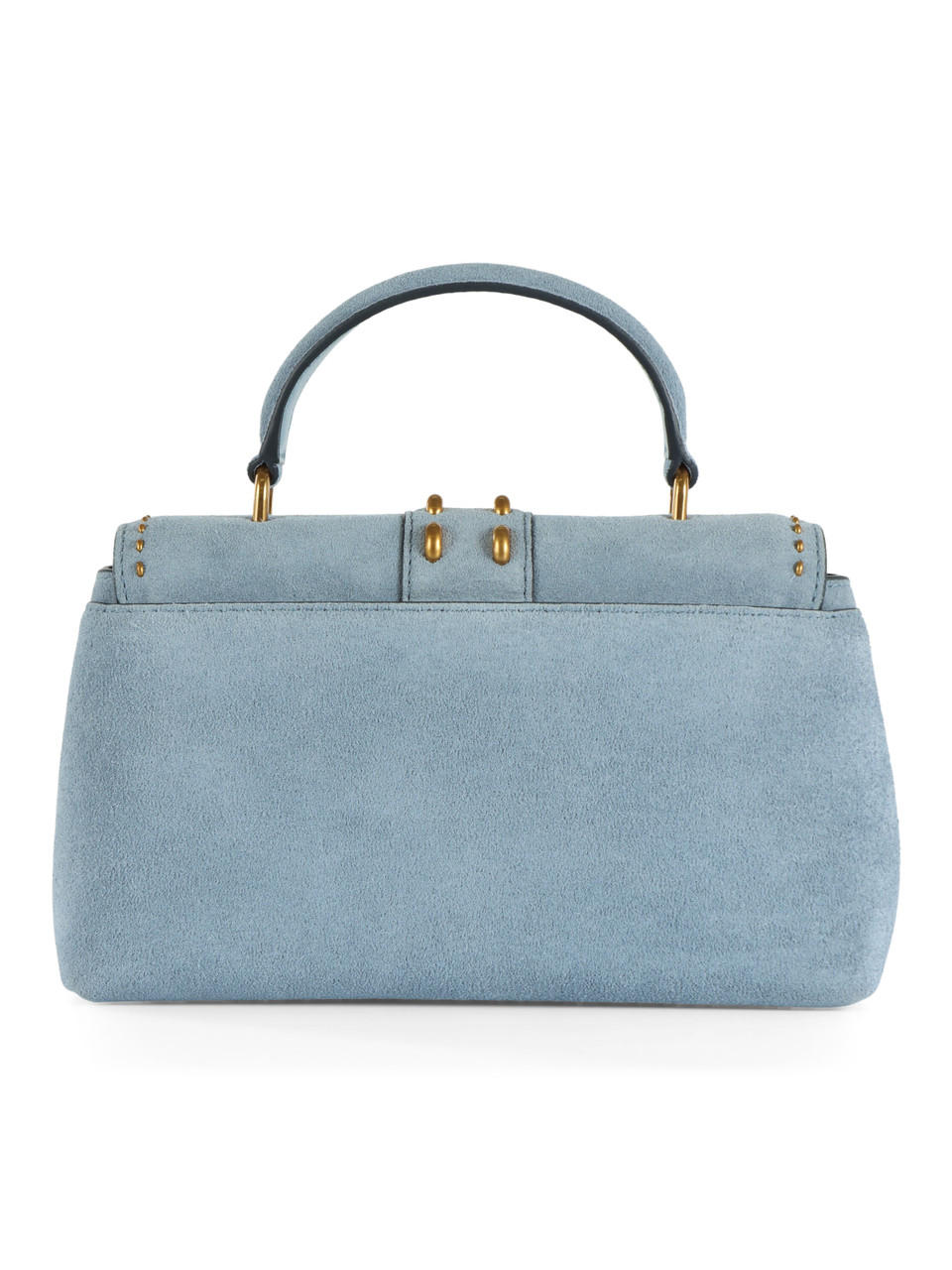 AZZURRO | Borsa a mano in suede TRIBECA Medium