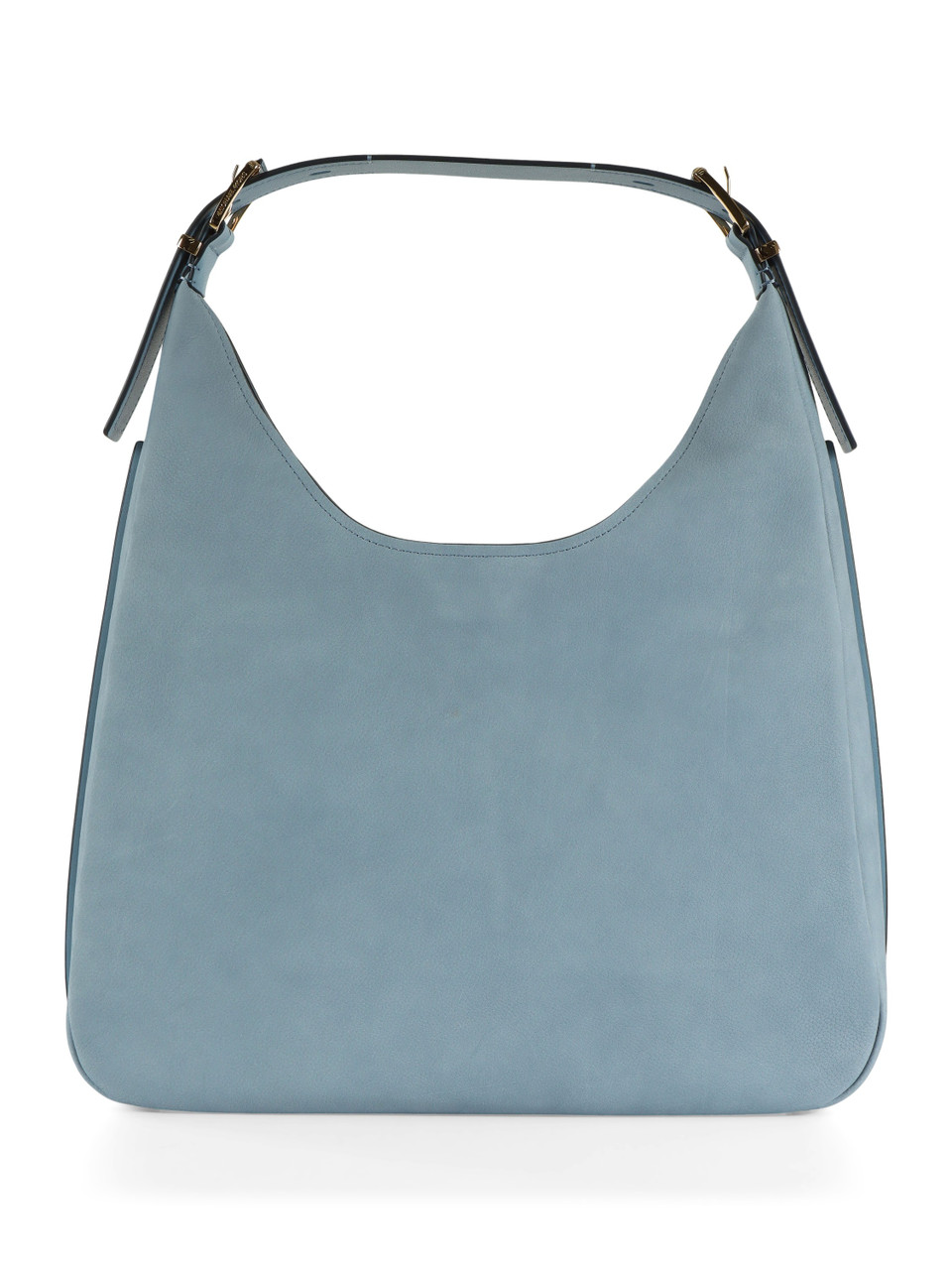 AZZURRO | Borsa a spalla in nabuk NOLITA Large