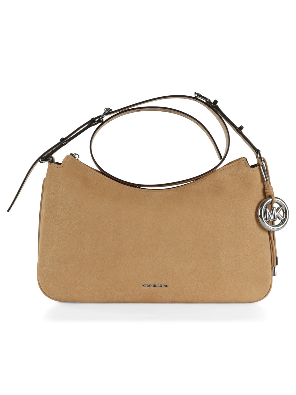 BEIGE | Borsa a spalla in nabuk NOLITA Medium