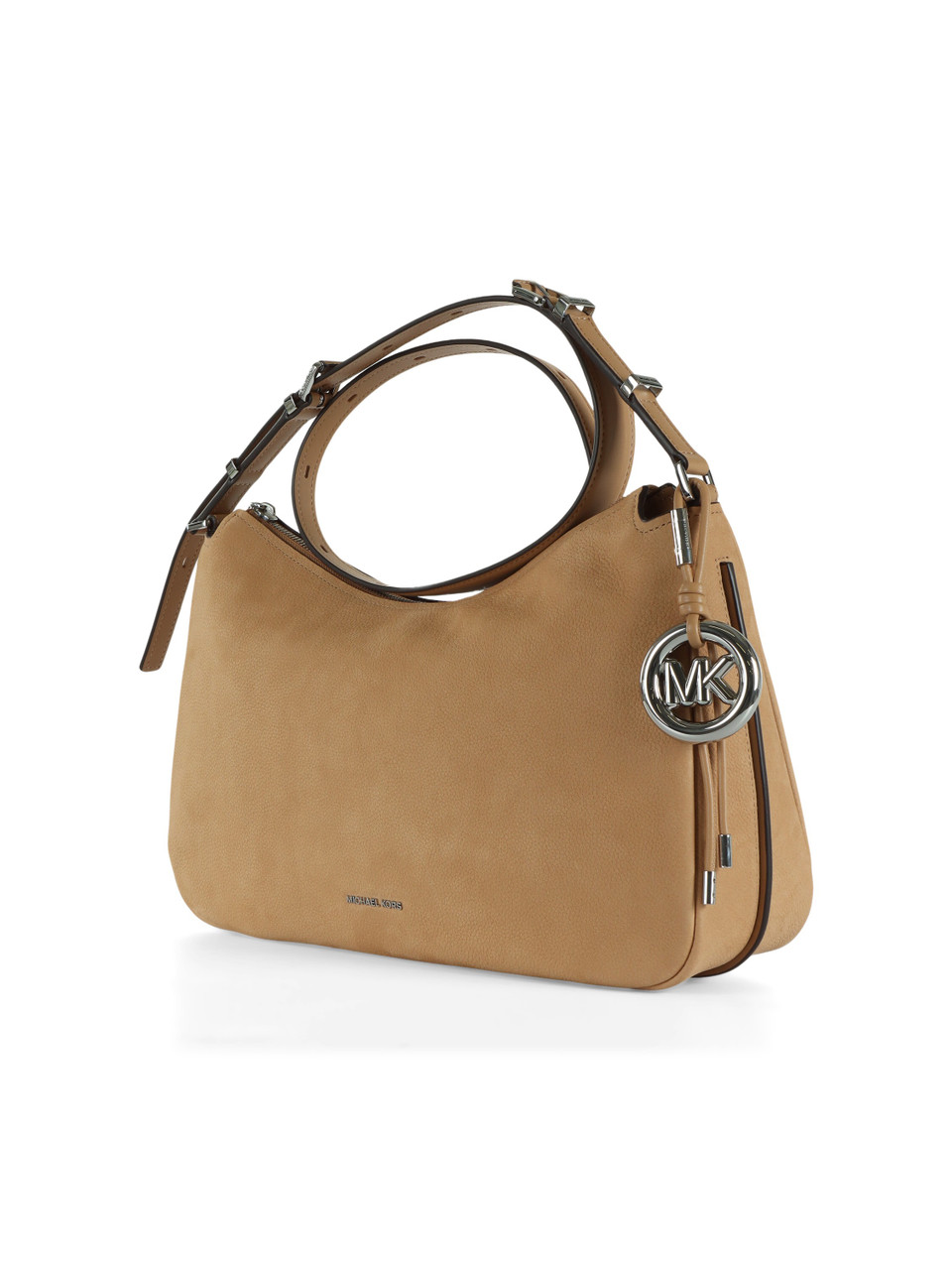 BEIGE | Borsa a spalla in nabuk NOLITA Medium