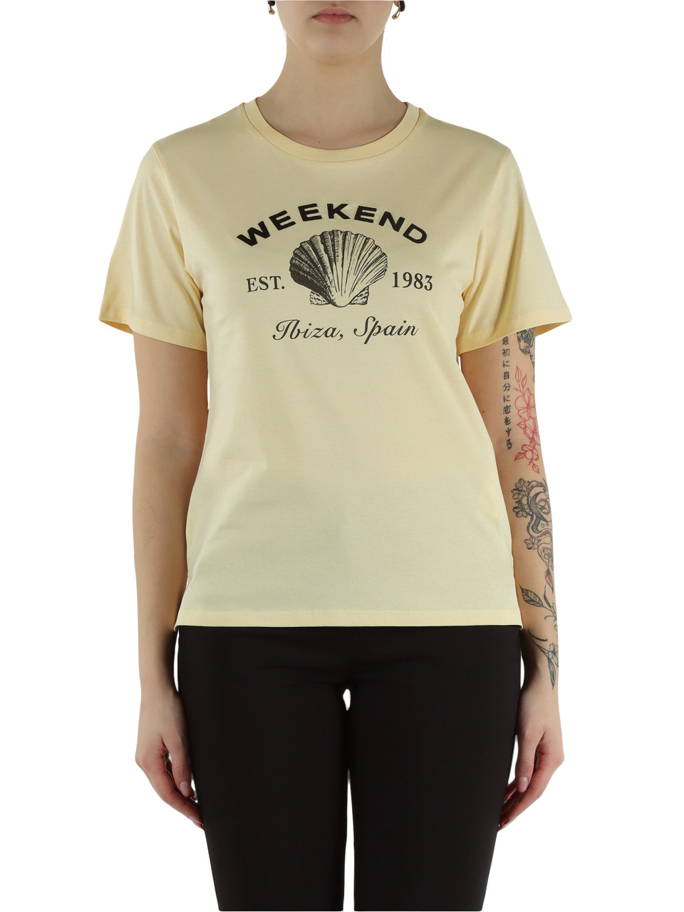 GIALLO | T-shirt in cotone BORA