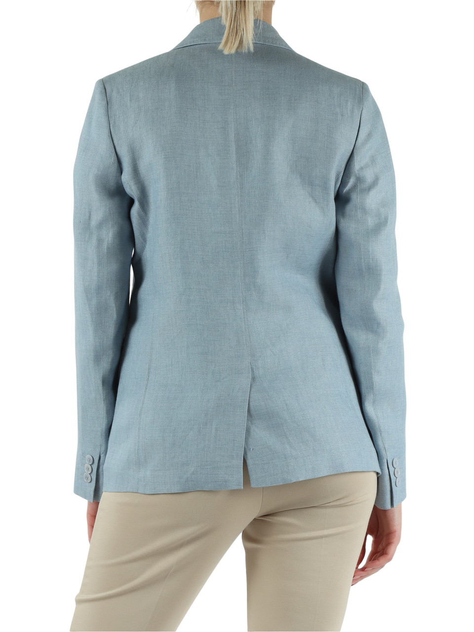 AZZURRO | Giacca in canvas di lino NALUT