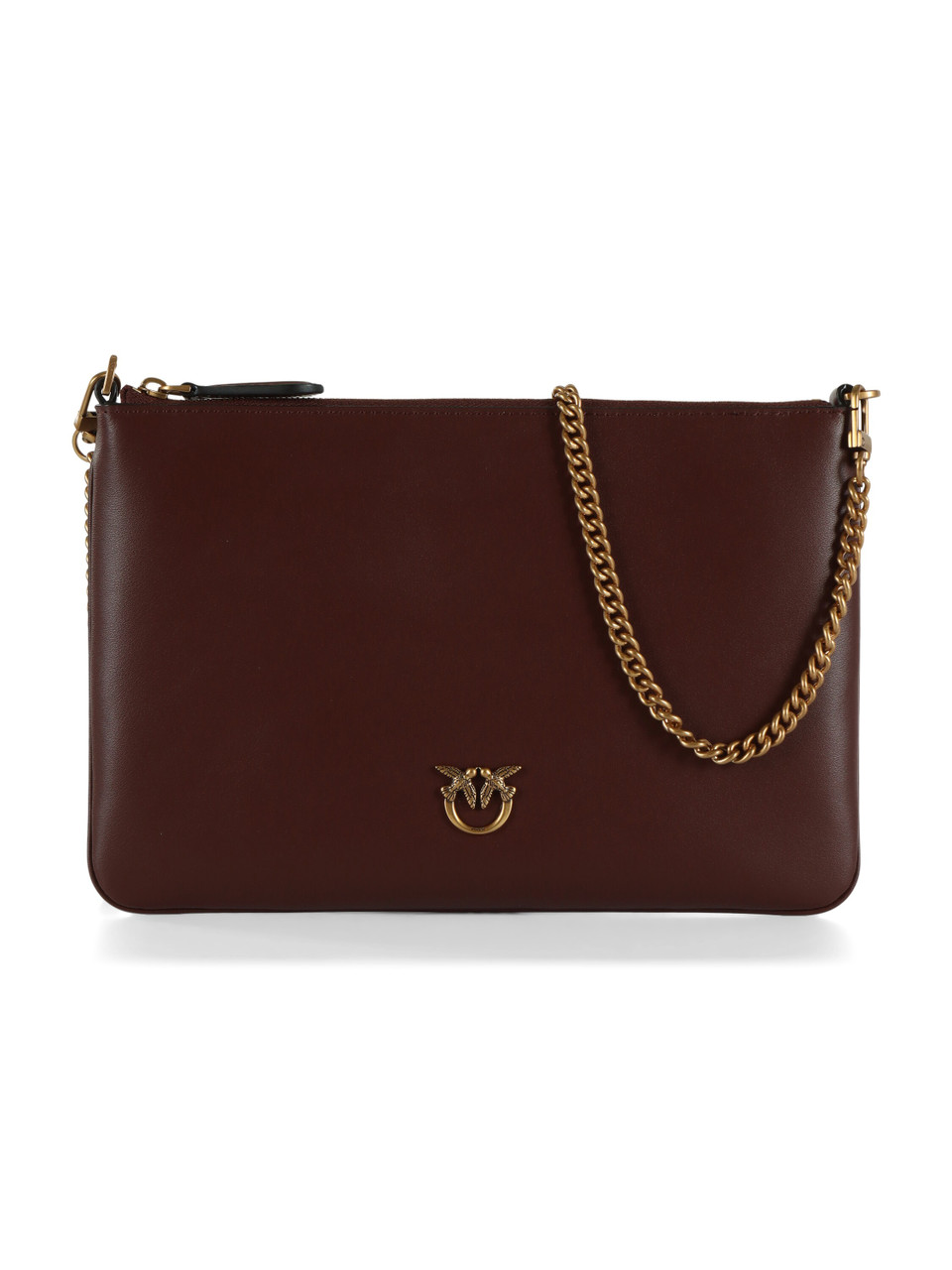 BORDEAUX | Pochette in pelle FLAT CLASSIC