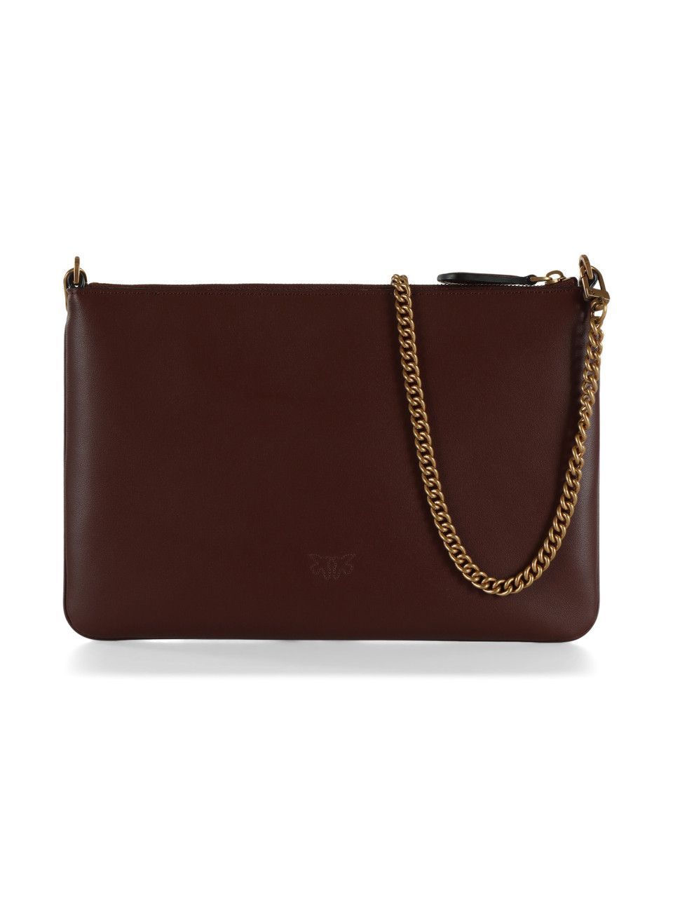 BORDEAUX | Pochette in pelle FLAT CLASSIC