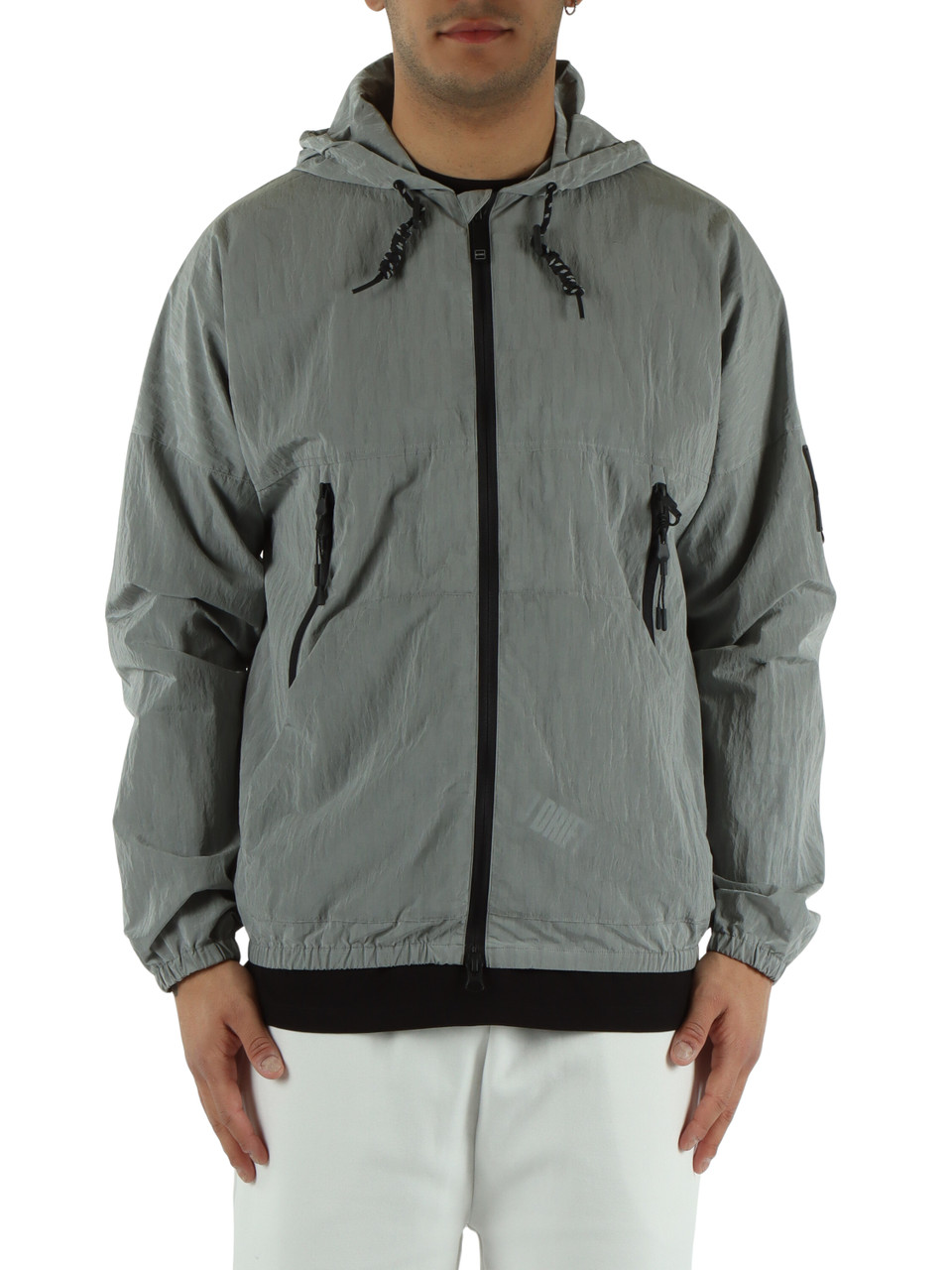 GRIGIO | Giubbino con cappuccio WELCOME Halo Drift