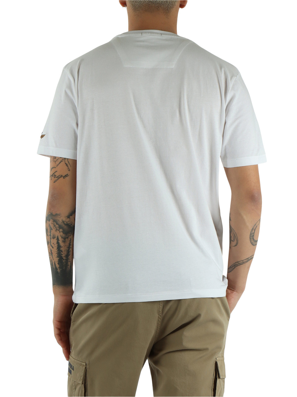 BIANCO | T-shirt in cotone Regular fit con stampa logo