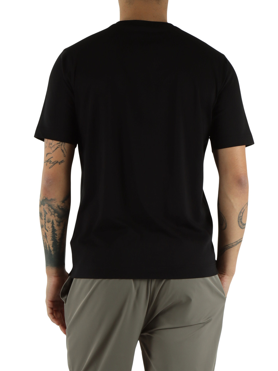 NERO | T-shirt girocollo in cotone Supima