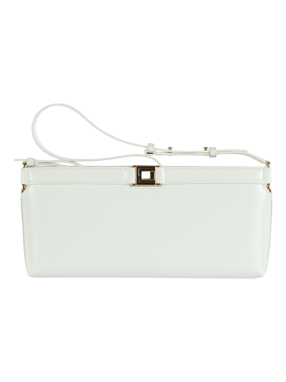 OFF WHITE | Schultertasche in Naplak-Optik