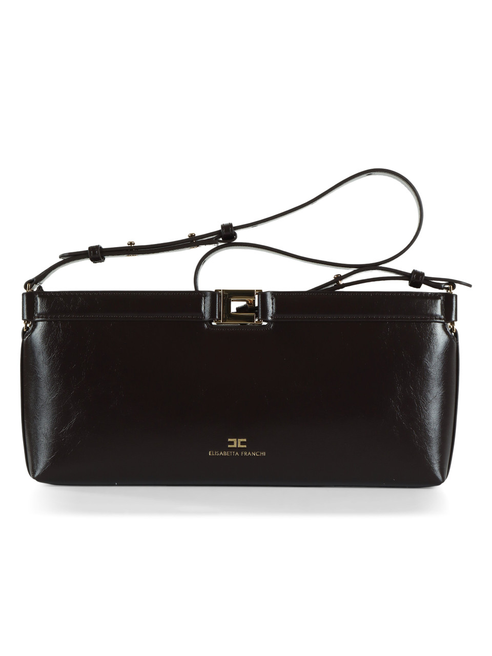 BRAUN | Schultertasche in Naplak-Optik