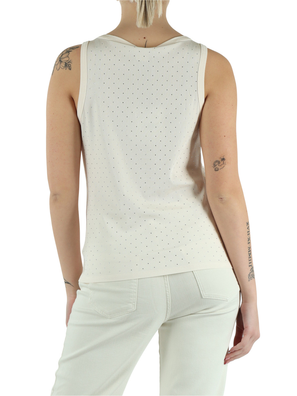 PANNA | MONOCHROME: Canotta in viscosa ORATABLING