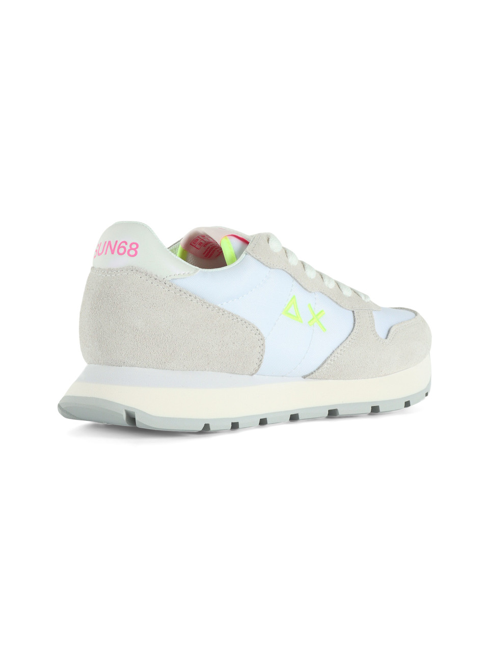 BIANCO | Sneakers in pelle e tessuto ALLY SOLID