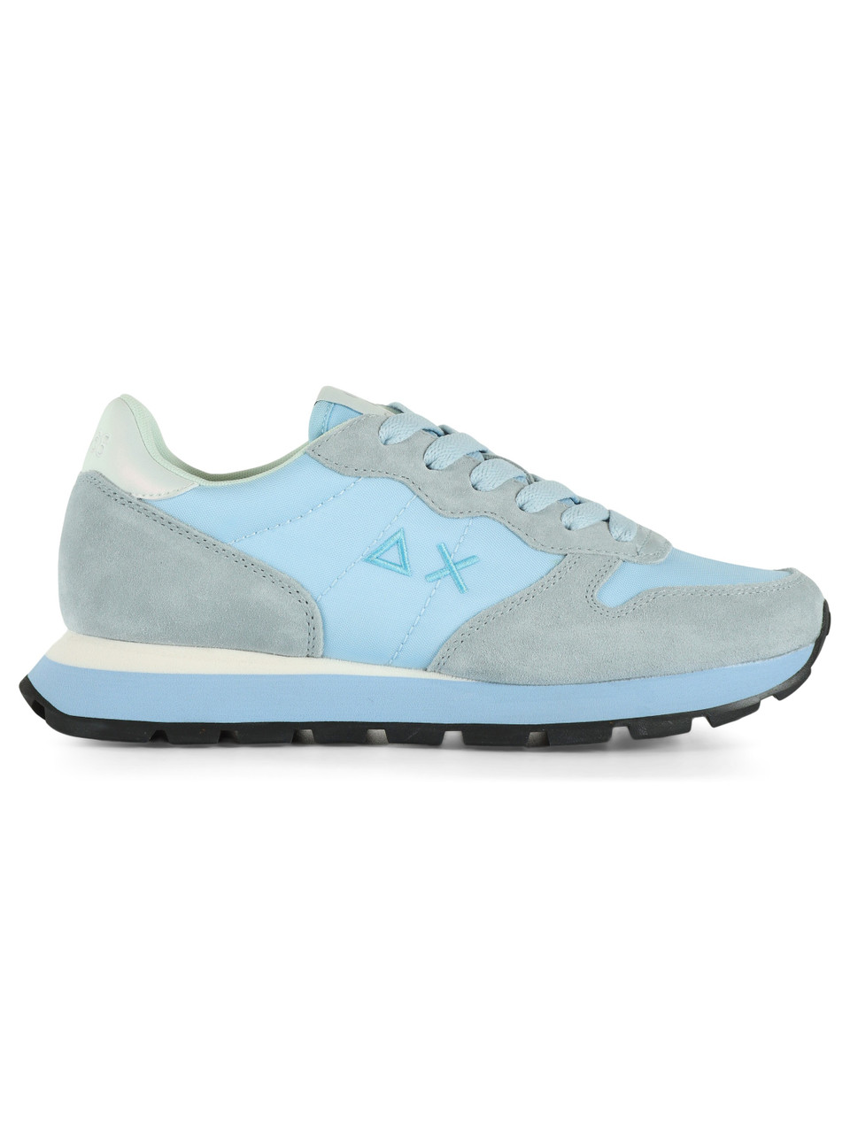 AZZURRO | Sneakers in pelle e tessuto ALLY SOLID