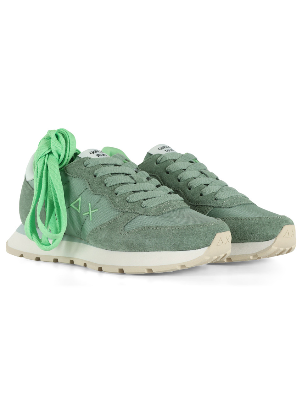 SALVIA | Sneakers in pelle e tessuto ALLY SOLID