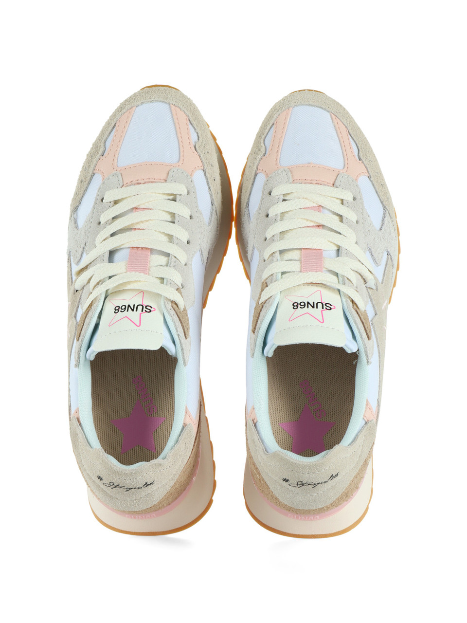 SAHNE | STARGIRL MULTICOLOR OPTION Sneakers aus Leder und Stoff