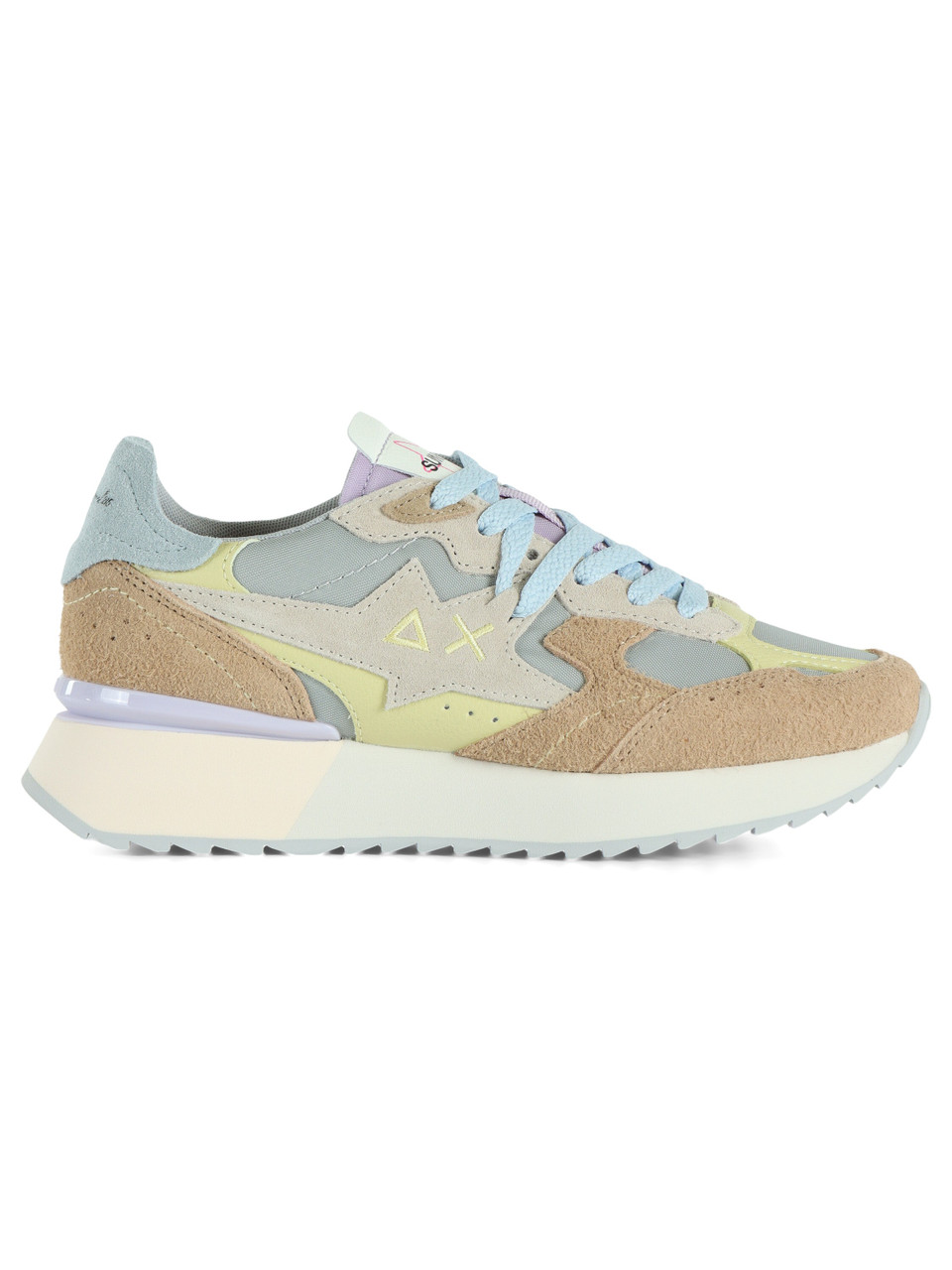 BEIGE | Sneakers in pelle e tessuto STARGILRL MULTICOLOR OPTION