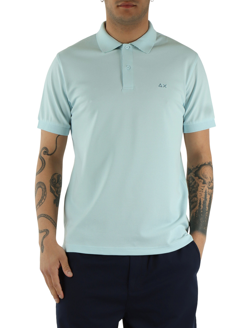 CELESTE | Polo in cotone piquet stretch