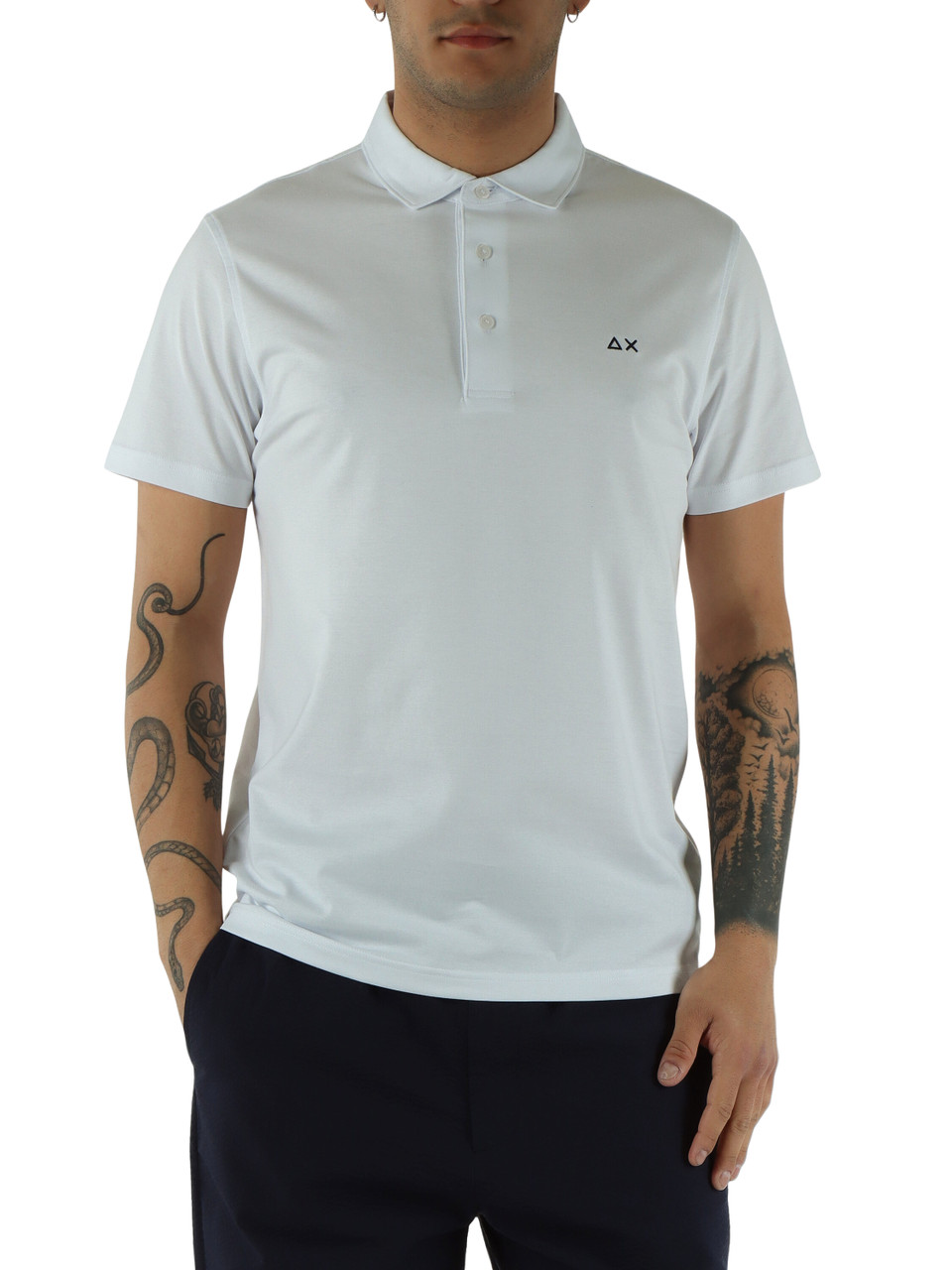 BIANCO | Polo in cotone mercerizzato