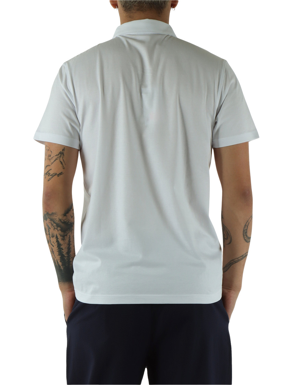 BIANCO | Polo in cotone mercerizzato