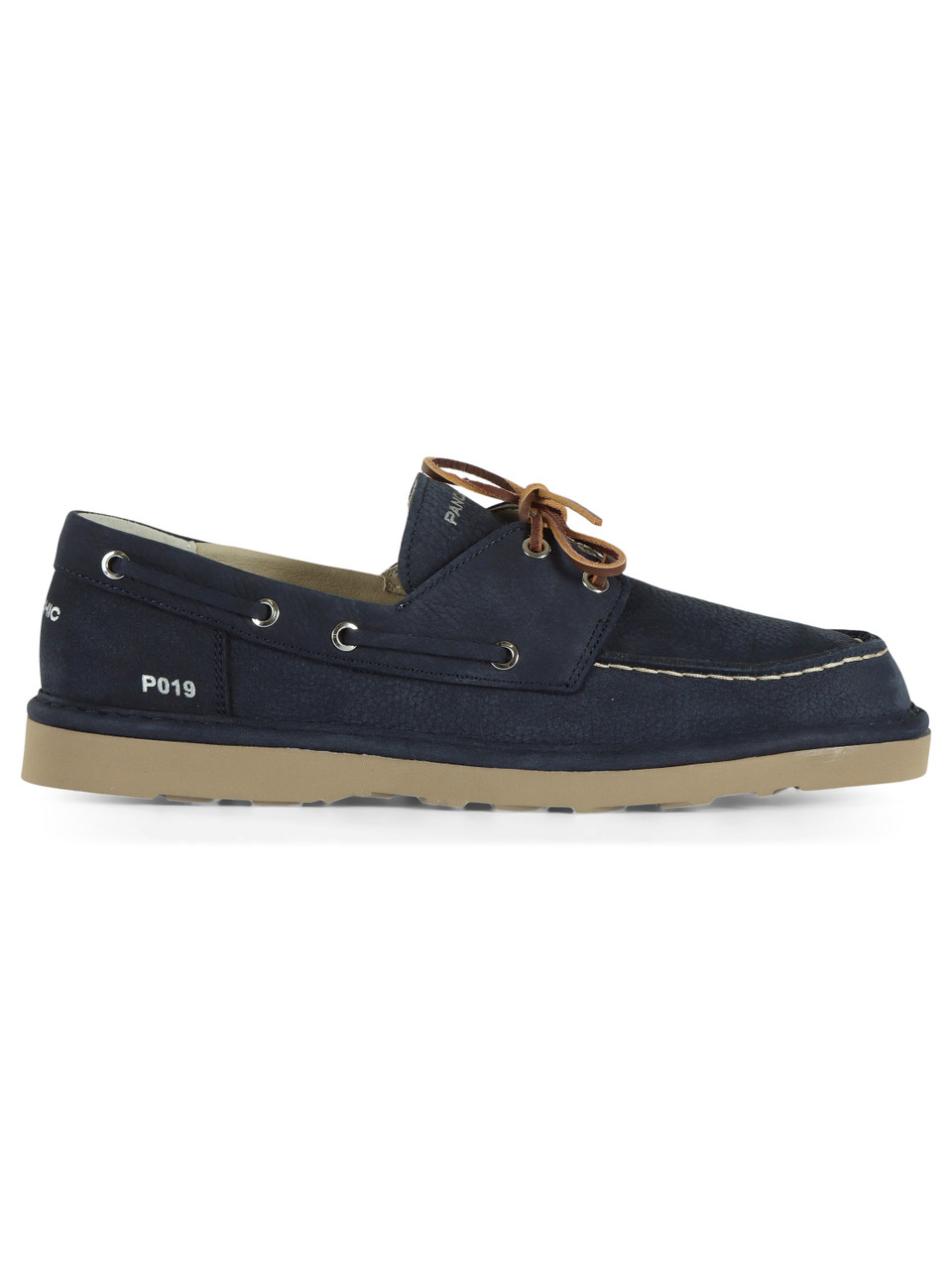 Dunkelblau | Schnürschuhe aus Nubukleder P019