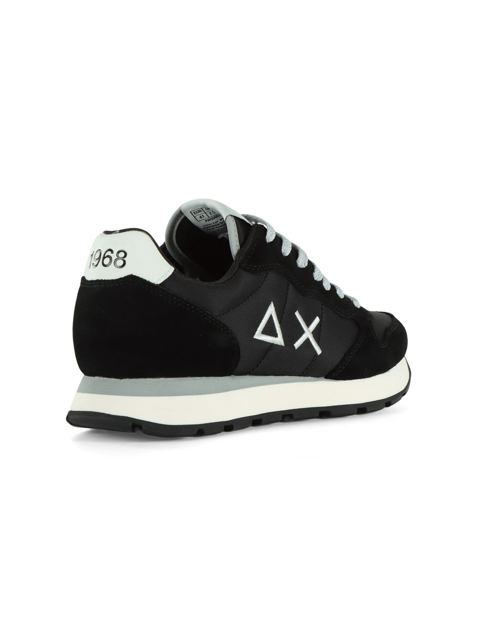 NERO | Sneakers in pelle e tessuto TOM SOLID